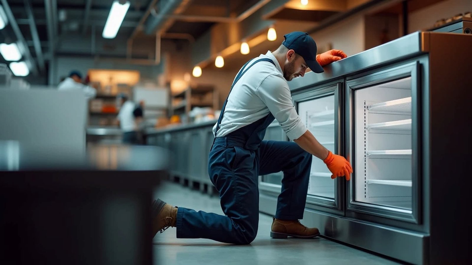 Low Boy Refrigerator Installation